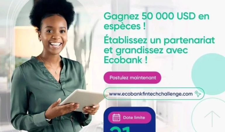 Entrepreneuriat : lancement des candidatures pour Ecobank Fintech challenge 2023