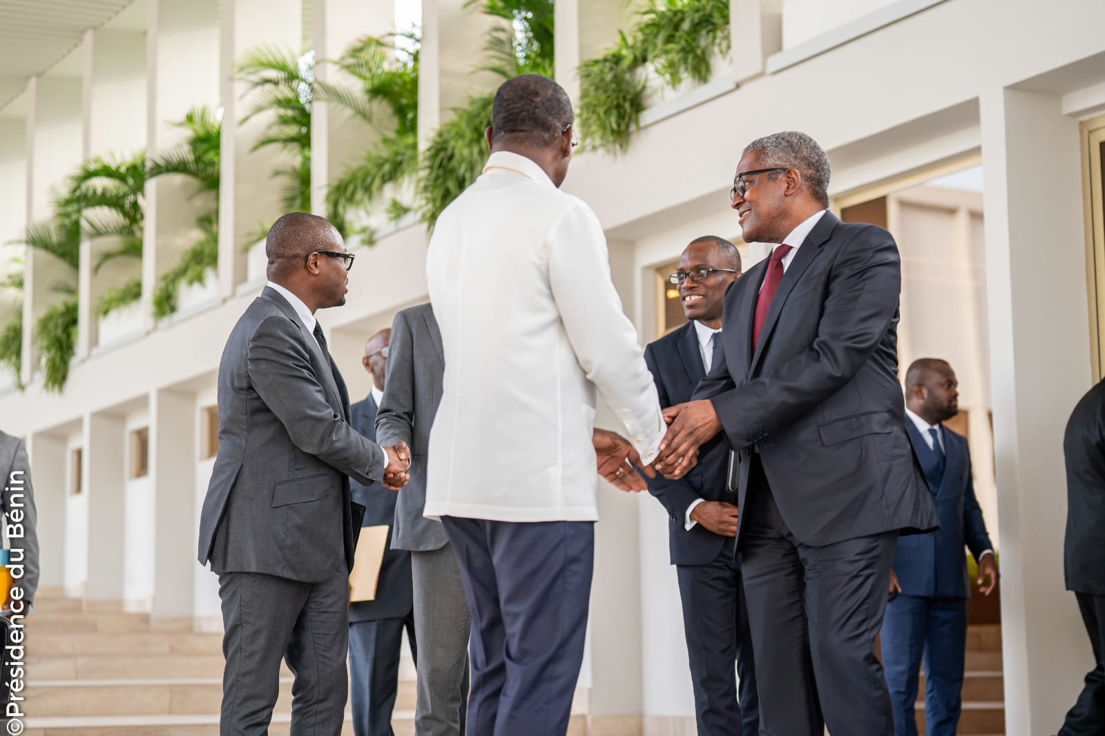 Bénin : Aliko Dangoté reçu par le président Talon, une première