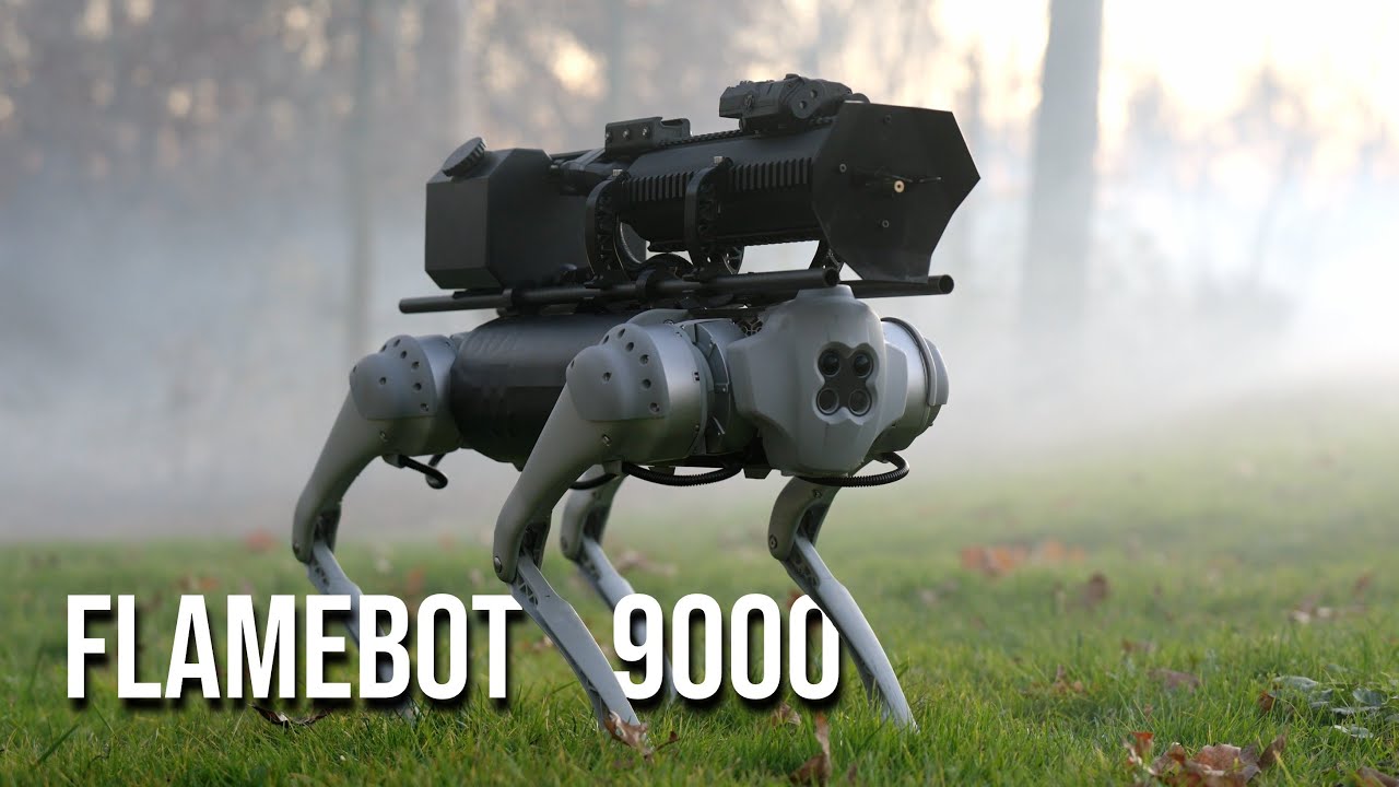 Une entreprise américaine fabrique un robot-chien cracheur de flamme