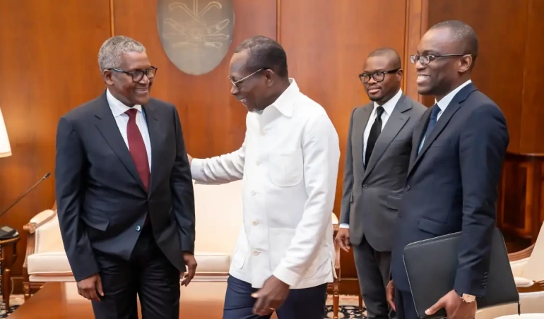 Bénin : Aliko Dangoté reçu par le président Talon, une première